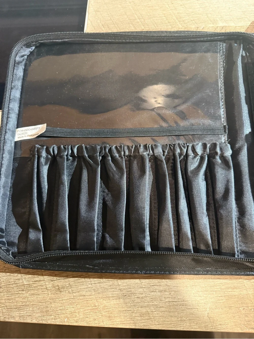 Tartan + Twine Black Makeup Cosmetic Organizer Case